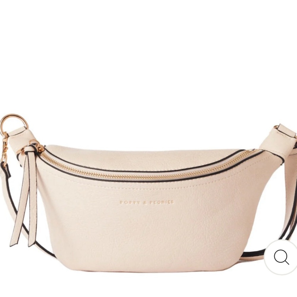 Poppy & Peonies Sidekick Bag - Cream